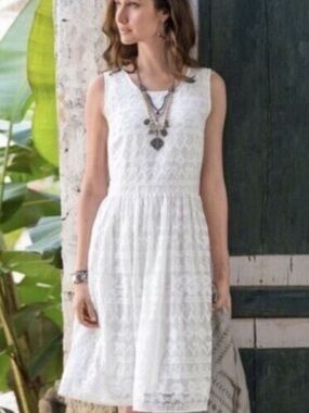 Sundance In a Heartbeat White Lace Dress | 12
